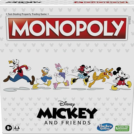 Hasbro Gaming Monopoly: Disney Mickey and Friends Edition Board Game, Ages 8+