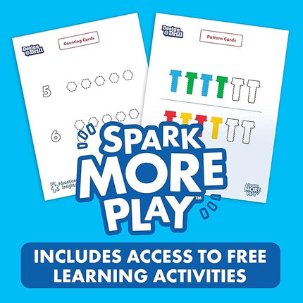 Educational Insights Design & Drill Bolt Buddies Police Motorcycle - Construction Toys & Toddler Tools, Kids Tool Set with Real Electric Drill Toy, Take Apart STEM Set, Building Kits for Ages 3+