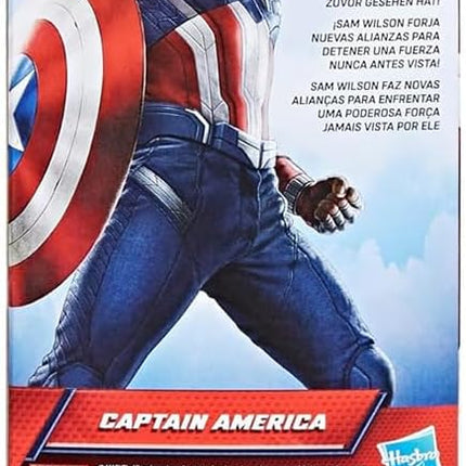 Marvel Studios Captain America Brave New World, Titan Hero Series, 12-Inch Captain America Action Figure, Super Hero Toys for Kids 4 and Up