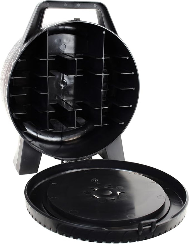 Mattel: Hot Wheels 30 Car Case - Wheel-Shaped Organizer, Storage Accessory, Holds 1:64 Scale Die-Cast Toy Vehicles, Play-Display, Officially Licensed Amazon Exclusive