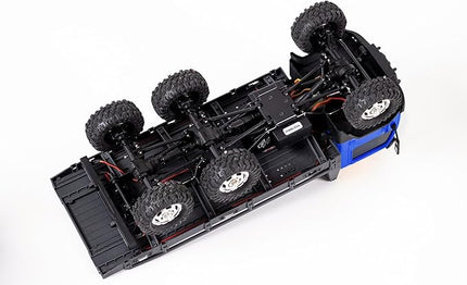 Hobbyplus ARKTOS CR18P Blue Body & Black Rear Flatbed Rock Crawler RTR All Terrain - Remote Control Car, Rock Crawler 1/18 Scale 6WD 2 Speed Transmission Off Road for Adults, RC Hobbyists