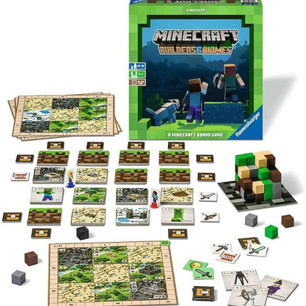 Ravensburger Minecraft: Builders & Biomes - Engaging Strategy Board Game | Ideal for 2-4 Players | Perfect for Ages 10 & Up | Authentic Minecraft Experience | Great Gift for Minecraft Enthusiasts