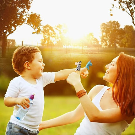 10Pcs Story Time Finger Puppets - Different Cartoon Farm Animal Finger Puppets for Toddlers Easter Basket Stuffers