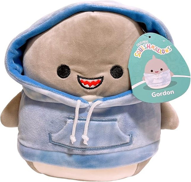Squishmallows Hoodie Animal Squad Plush Toy (12" Gordon The Shark)