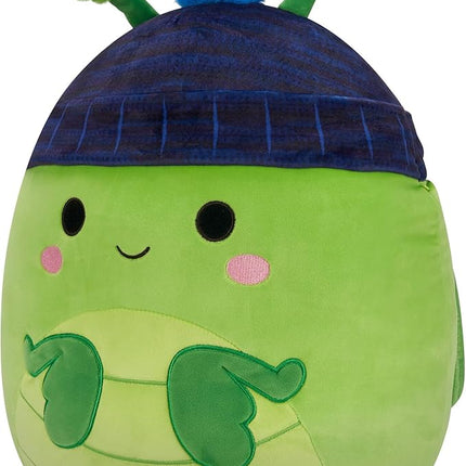 Squishmallows Original 16-Inch Trenton Praying Mantis with Beanie - Official Jazwares Plush (Large)