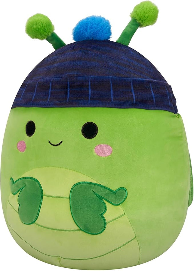 Squishmallows Original 16-Inch Trenton Praying Mantis with Beanie - Official Jazwares Plush (Large)