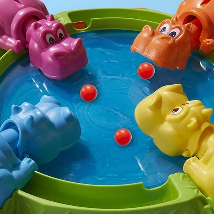 Hasbro Gaming Hungry Hungry Hippos Game for Preschoolers | Instant Marble Relaunch, Easy Set-Up & Storage| Ages 4 and Up | 2 to 4 Players | Kids Games