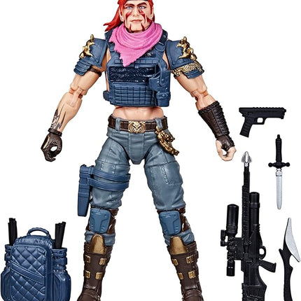 G.I. Joe Classified Series #146, Dreadnok Zandar, Collectible 6 Inch Action Figure with 5 Accessories
