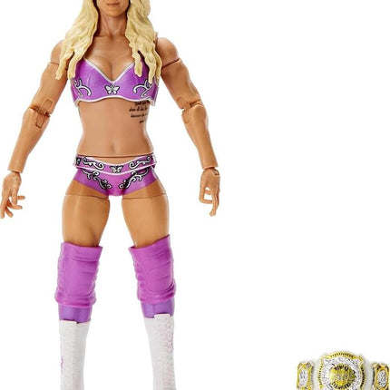 Mattel WWE Elite Collection Action Figure & Accessories, Series #92 Charlotte Flair 6-inch Collectible with 25 Articulation Points & Swappable Hands
