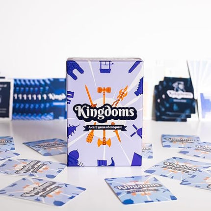 Kingdoms Card Game - Family Strategy Game for 2-8 Players, Ages 8+ | Master Tactics and Outwit Opponents