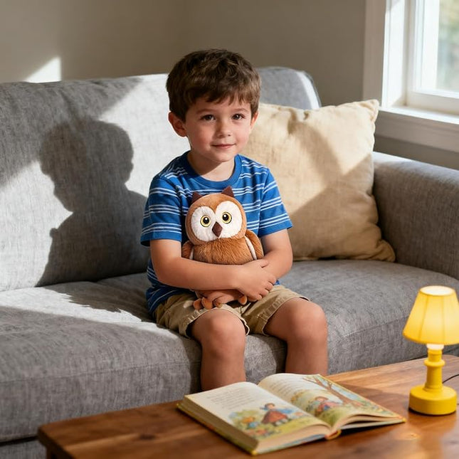 Brown Owl Stuffed Animal – Cute Brown owl Plush Toy for Kids & Adults – Birthday Surprise Present & Room Decor –A Cuddly Companion for Everyday hugs and Bedtime