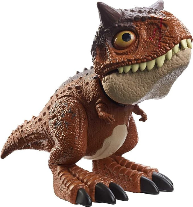 Mattel Jurassic World Camp Cretaceous Action Figure, Chompin’ Carnotaurus Toro Dinosaur Toy with Chimping & Other Motion