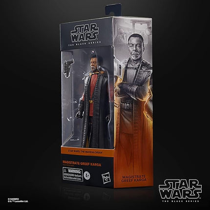 STAR WARS The Black Series Magistrate Greef Karga Toy 6-Inch-Scale The Mandalorian Collectible Action Figure Toys for Kids Ages 4 and Up