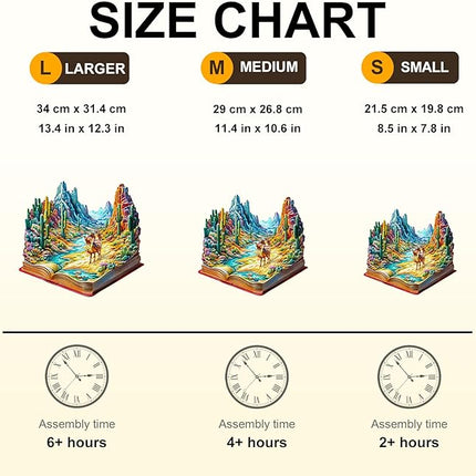 Wooden Puzzles for Adults, Wooden Jigsaw Puzzles for Adults Kids, Vibrant Wilderness Unique Shaped Wood Puzzles Adult, Creative Gifts for Friends Family Game, Home Decor(11.4 * 10.6in 170pcs)