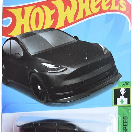 Hot Wheels Tesla Model y, HW Green Speed 3/10 [Black] 15/250
