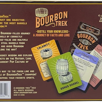 Bourbon Gifts for Men Unique Trivia Game Bourbon Trek for Whiskey Lovers | Whiskey Gifts for Men | Pop Culture, Science & History Trivia | Embark on a Journey of Old Fashioned Facts & Fun