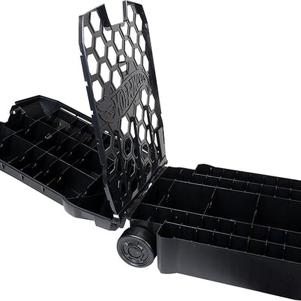 Hot Wheels 100-Car Storage Case – Large Capacity Organizer for 1:64 Die-Cast Vehicles with Handle and Latch, Durable Portable Carrying Case for Kids, Travel, and Toy Car Collectors