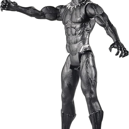 Avengers Marvel Titan Hero Series Black Panther Action Figure, 12-Inch Toy, Inspired by Marvel Universe, for Kids Ages 4 and Up