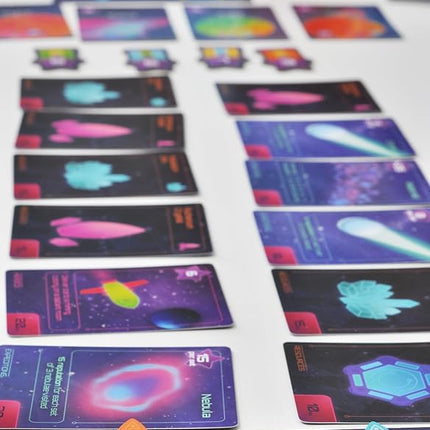 Galaxy Rush | 2 Player Strategic Card Game with Engine Building, Set Collection, Card Drafting and Racing