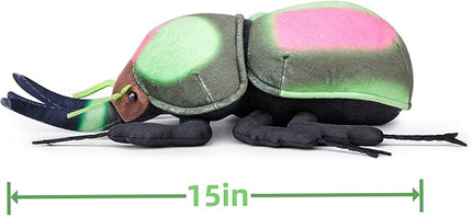 FRANKIEZHOU Stag Beetle Plush Stuffed Animal Toy-15,Soft Toy for Kids,Home Decor,Hugging Toy