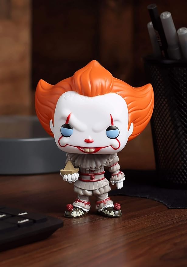 Funko Pop Movies: It - Pennywise with Boat - (Styles May Vary) Collectible Figure - Collectable Vinyl Figure - Gift Idea - Official Merchandise - Toys for Kids & Adults - Horror Fans