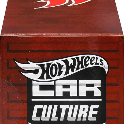 Hot Wheels Premium Toy Cars & Trucks, Lion’s Roar Container Set with 5 Die-Cast 1:64 Scale Drag Racing Vehicles in Collectable Display Container