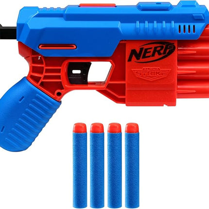 NERF Alpha Strike Claw QS-4 Blaster 4 Official Elite Foam Darts