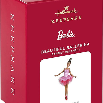 Hallmark Keepsake Plastic, Christmas Ornament 2021, Barbie Beautiful Ballerina