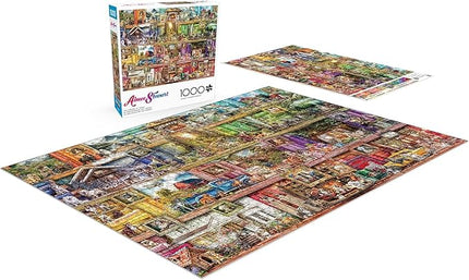 Buffalo Games - Aimee Stewart - The Library of Dogs - 1000 Piece Jigsaw Puzzle for Adults -Challenging Puzzle Perfect for Game Nights - Finished Size is 26.75 x 19.75