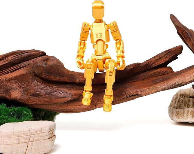 Assembly Completed T13 Action Figure, Titan 13 3D Printed Action Figure, 3D Printed Titan13, Assembled Dummy 13 Lucky 13 Toy Figure