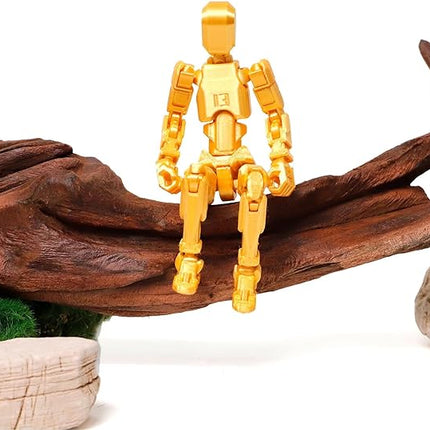 Assembly Completed T13 Action Figure, Titan 13 3D Printed Action Figure, 3D Printed Titan13, Assembled Dummy 13 Lucky 13 Toy Figure