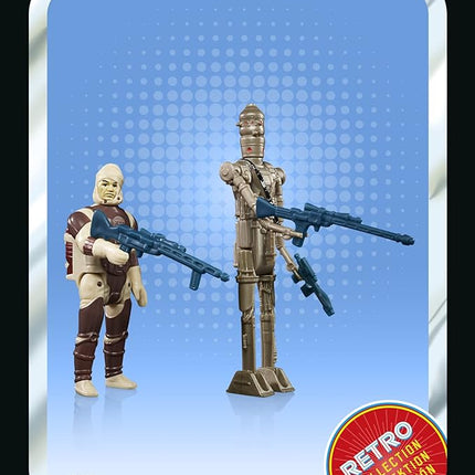 STAR WARS Retro Collection Special Bounty Hunters 2-Pack Dengar & IG-88 Toys 3.75-Inch-Scale The Empire Strikes Back Figures (Amazon Exclusive)