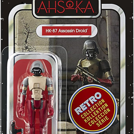 STAR WARS Retro Collection HK-87 Assassin Droid, Ahsoka 3.75-Inch Collectible Action Figures, Ages 4 and Up