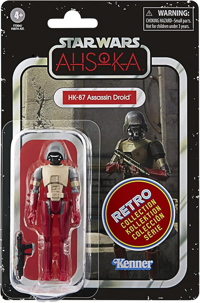 STAR WARS Retro Collection HK-87 Assassin Droid, Ahsoka 3.75-Inch Collectible Action Figures, Ages 4 and Up