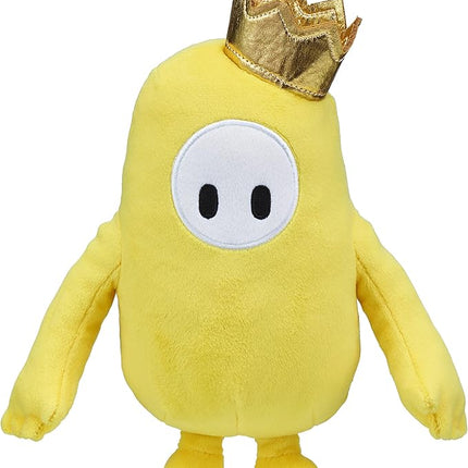 Fall Guys Moose Toys Original Yellow Bean Skin Official Collectable 8" Cuddly Deluxe Plush Toy from The Ultimate Knockout Video Game – 5 Characters to Collect Series 1g, Multicolor, (62589)
