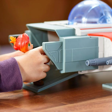 Star Wars: Young Jedi Adventures The Crimson Firehawk, 17-Inch Ship with 2 Action Figures, Toys, Preschool Toys for 3 Year Old Boys & Girls