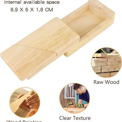 Impossible Puzzle Box Secret Money Box Mini 3D Brain Teaser Toy Cash Card Boxes Surprise Wooden Magic Box