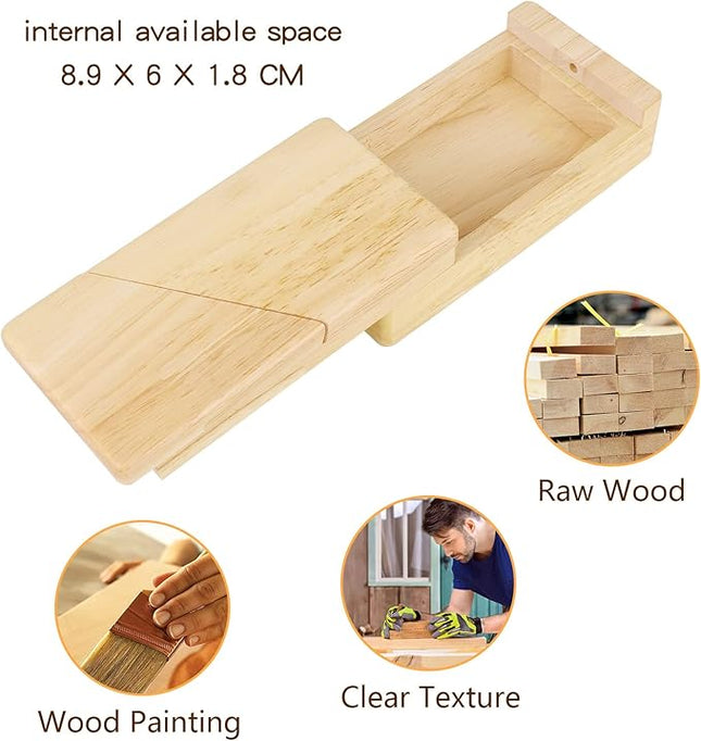 Impossible Puzzle Box Secret Money Box Mini 3D Brain Teaser Toy Cash Card Boxes Surprise Wooden Magic Box