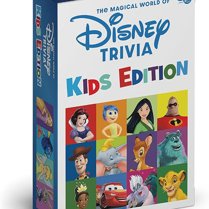 The Magical World of Kids Disney Trivia Games – Board Games for Family Night, Family Games, Multi-Player Board Game, Family Board Game, Travel Games, Disney Game, Ages 5+