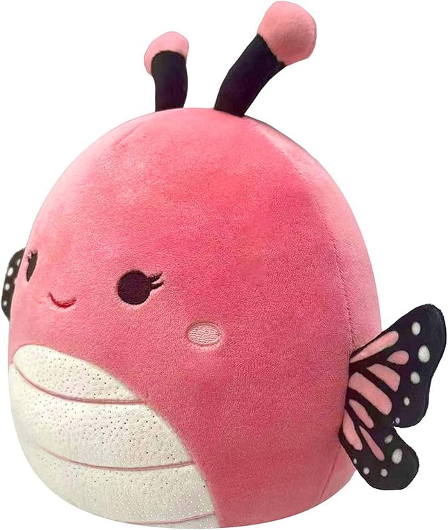 Squishmallows Original 14-Inch Andreina Pink Monarch Butterfly with White Sparkle Belly - Large Ultrasoft Official Jazwares Plush - Amazon Exclusive