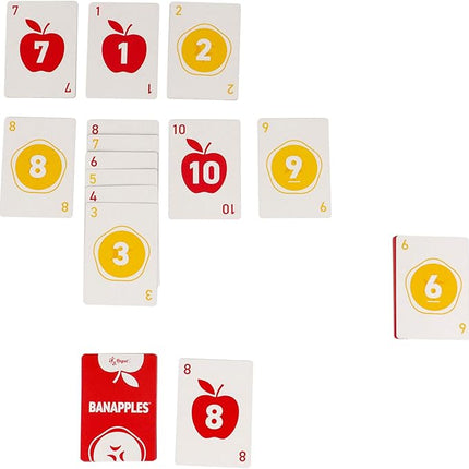 Regal Games Banapples Fun Card Game Set for Kids, Teens & Adults - 2-4 Player Card Games - Fun & Travel Playing Cards for Game Night (4 Decks, 40 Cards Each)