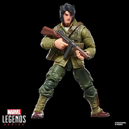 Marvel Legends Series Wolverine (WWII Logan), X-Men Comics Collectible 6-Inch Scale Action