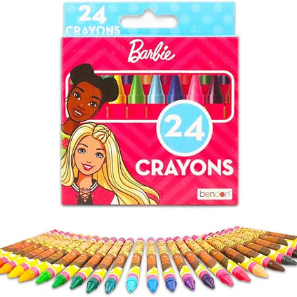 Barbie Advanced Coloring Book Set for Teens, Adults - Barbie Coloring Activity Book Bundle with Crayons, More | Coloring Pages for Adult Relaxation