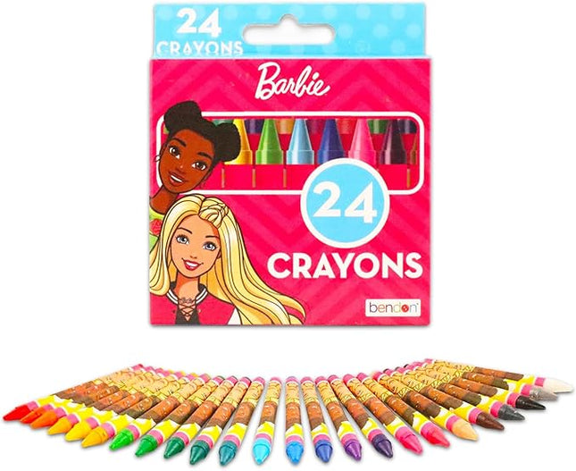 Barbie Advanced Coloring Book Set for Teens, Adults - Barbie Coloring Activity Book Bundle with Crayons, More | Coloring Pages for Adult Relaxation