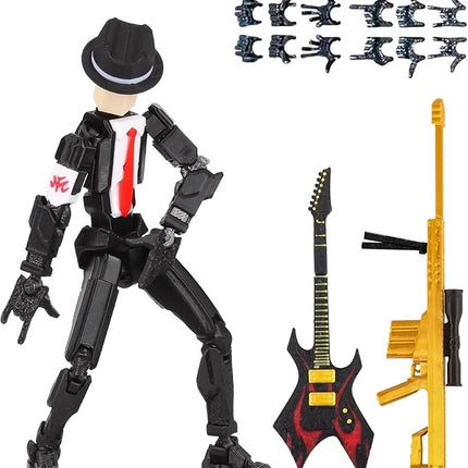 T13 Action Figure Assembly Completed, T13 Action Figures Set High 5.4 inches Tall, Office Desks , and Birthday Cake Decorations, Titan 13 Action Figure for Ultimate Gaming Action Figures Collection