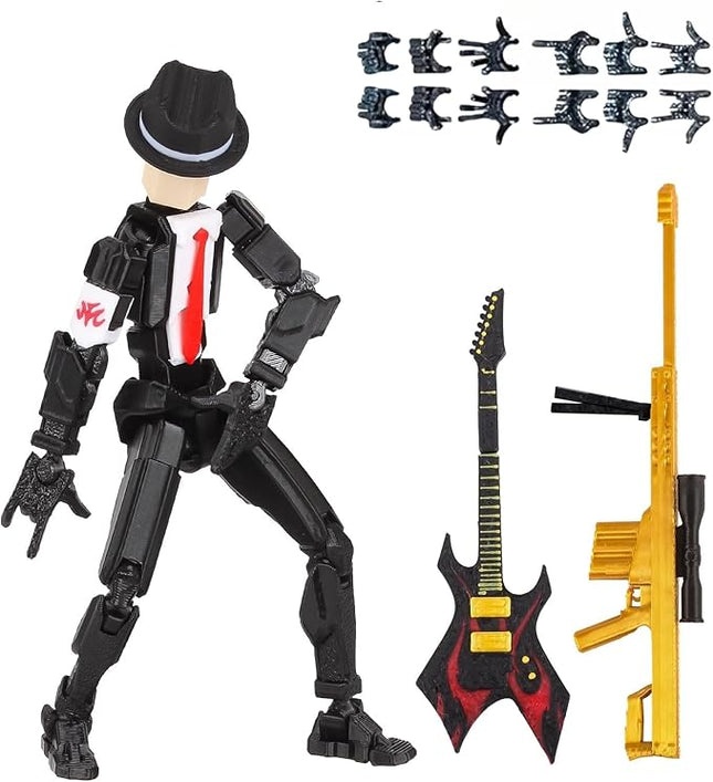 T13 Action Figure Assembly Completed, T13 Action Figures Set High 5.4 inches Tall, Office Desks , and Birthday Cake Decorations, Titan 13 Action Figure for Ultimate Gaming Action Figures Collection