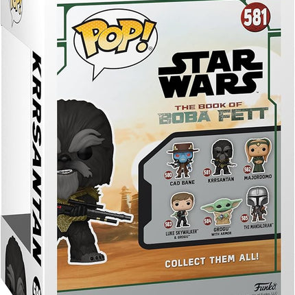 Funko Pop Star Wars: The Book of Boba Fett - Black Krrsantan - Collectable Vinyl Figure - Gift Idea - Official Merchandise - Toys for Kids & Adults - Sci-Fi Fans - Model Figure for Collectors