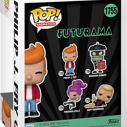 Funko POP TV: Futurama - Philip J. Fry - Collectable Vinyl Figure - Gift Idea - Official Merchandise - for Kids & Adults - TV Fans - Model Figure for Collectors and Display