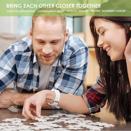 MOMIBOOK Puzzles for Adults 1000 Pieces Jigsaw Puzzles of Comfortable Panda, Flocking Painting Image Chinese Difficult Challenging Hard Impossible Puzzle Unique Funny Party Christmas Birthday Gifts