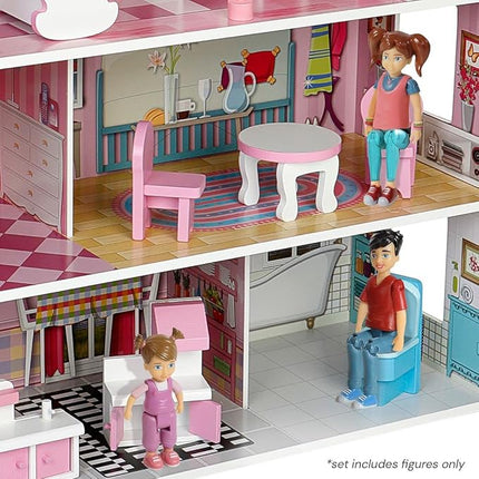 Beverly Hills Sweet Li'l Family Dollhouse People Set of 3 Action Figure Set: Boy, Girl, and Toddler